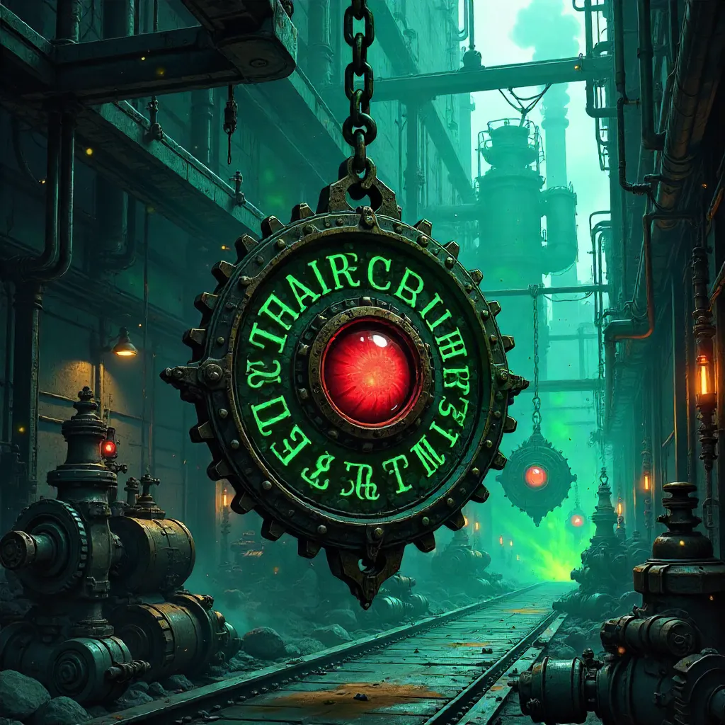 Cursed Amulet in a Steam Factory (Anime)