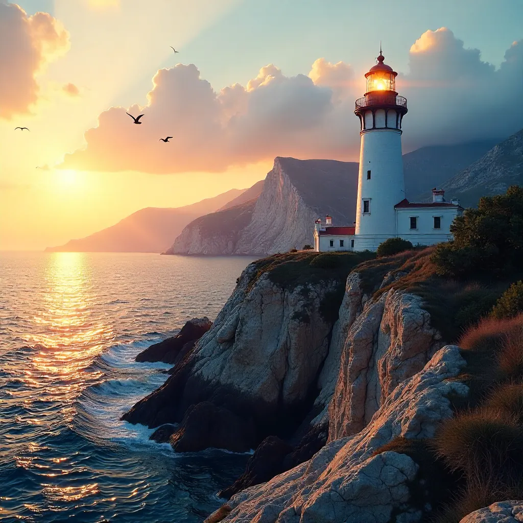 Golden Hour at Europa Point Lighthouse, Gibraltar
