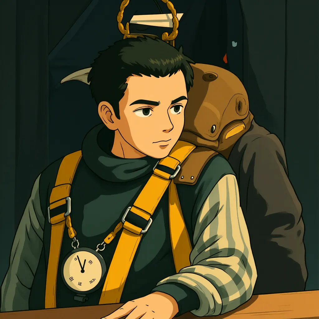 Jake Gyllenhaal in Source Code (2011) - Anime style
