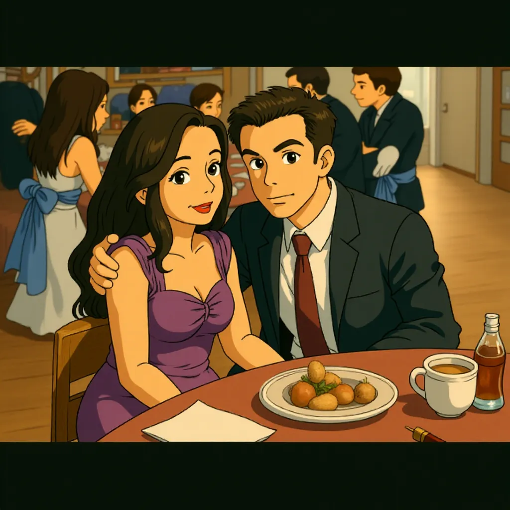 Michael Peña and Natalie Martinez in End of Watch (2012) - Anime style