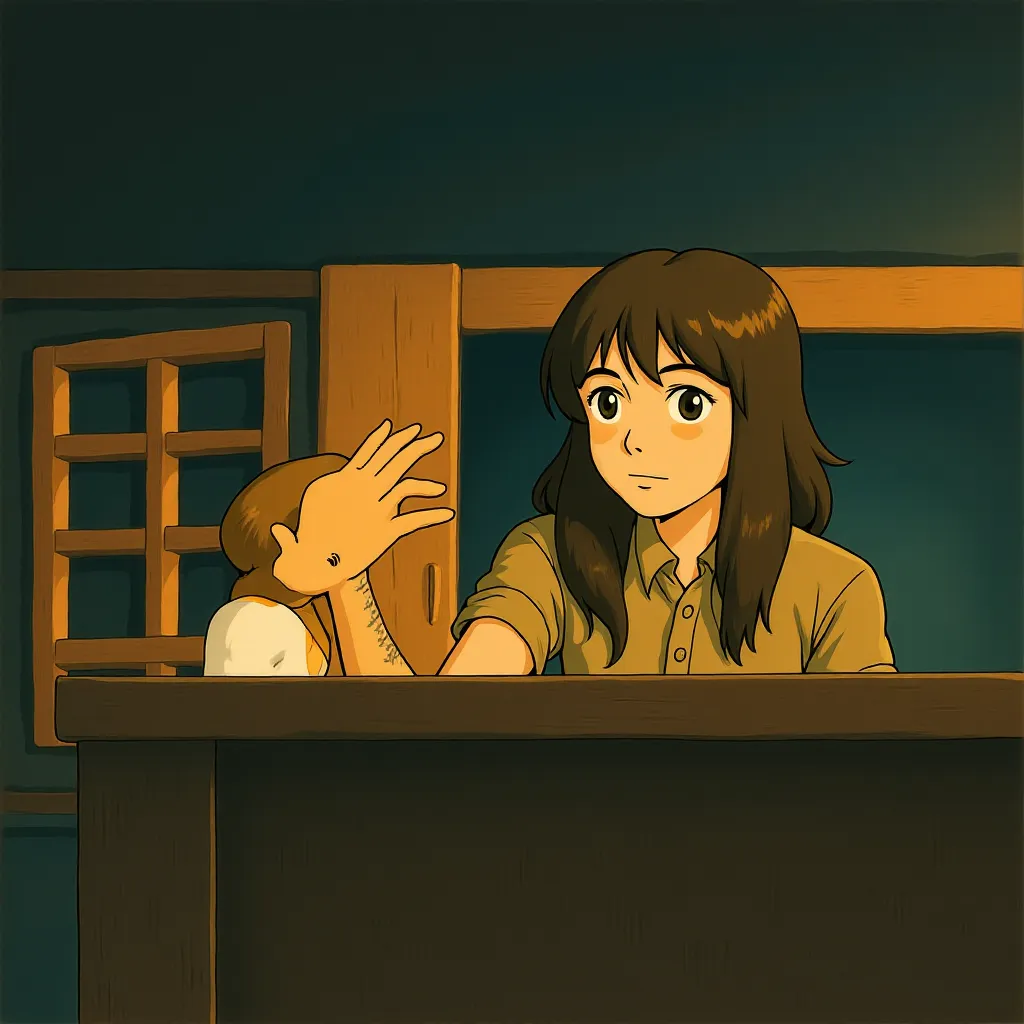 Gemma Chan in The Creator (2023) - Anime style