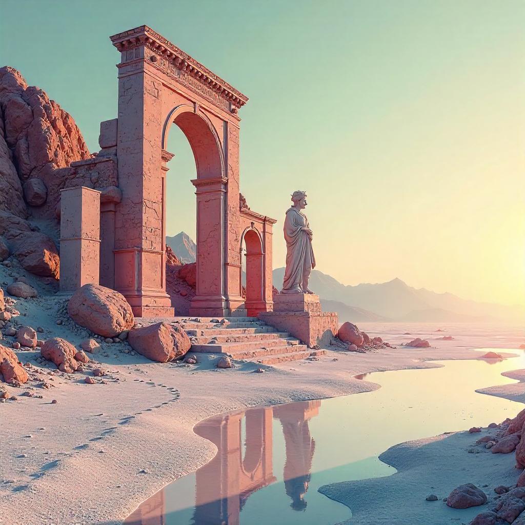 Ruins on a Salt Flat: Concept Art