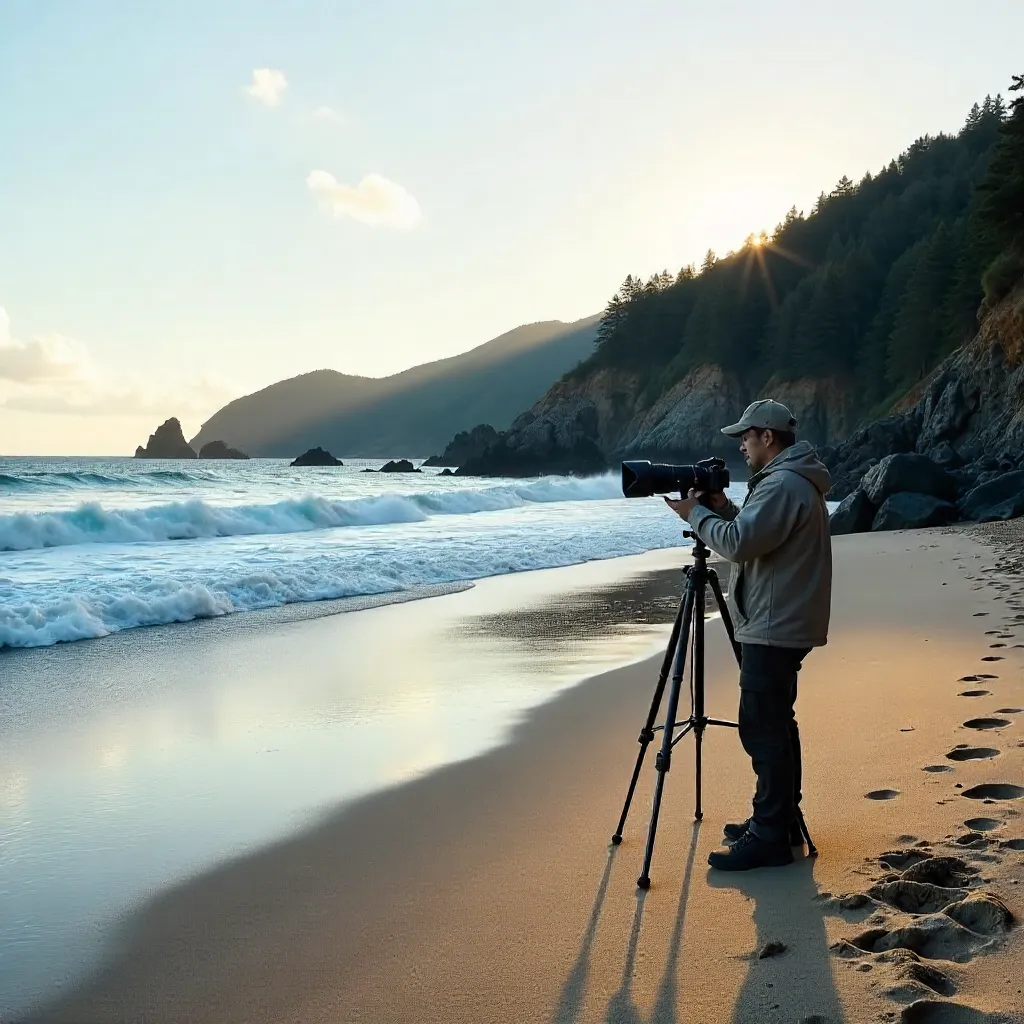 Golden Hour Photo Shoot on a Nishiizu Beach