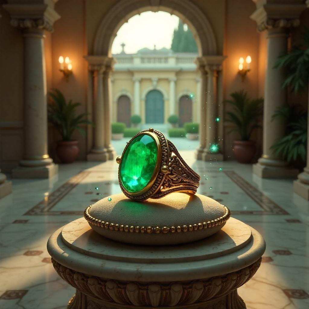 Enchanted Ring in a Luxury Villa (3D Render)