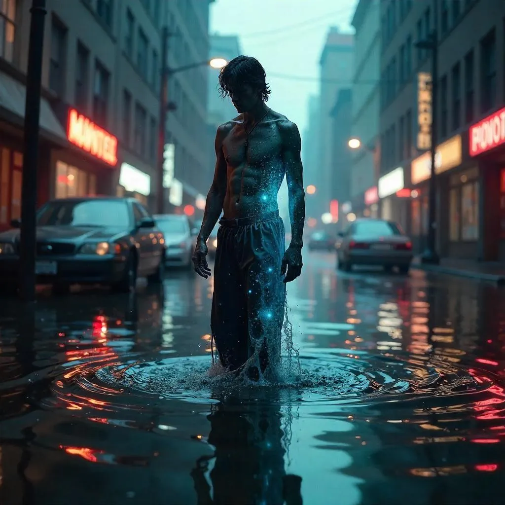Shapeshifter in a Submerged City