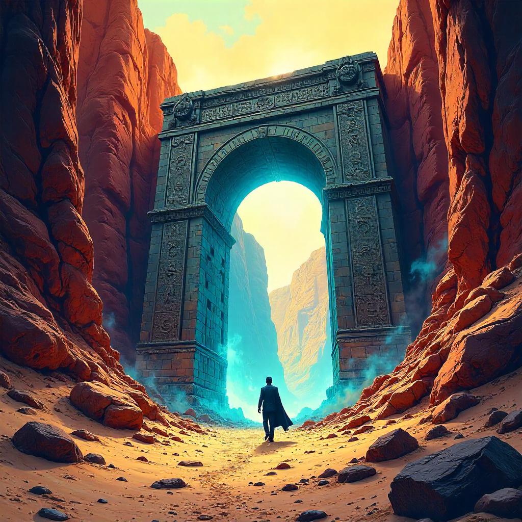 Gateway of Echoes in the Canyon