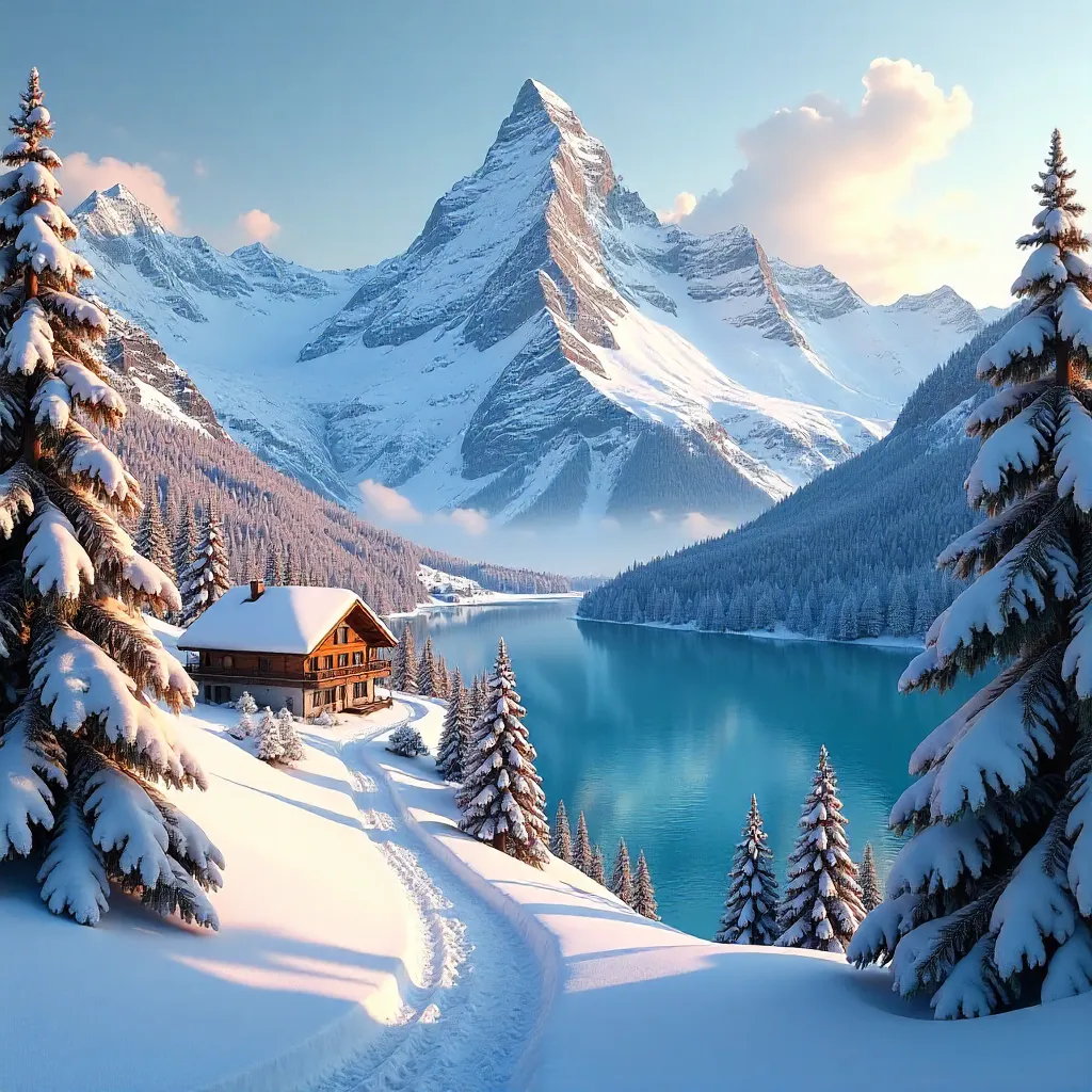 Grindelwald Snowy Alps: Captivating Swiss Landscape