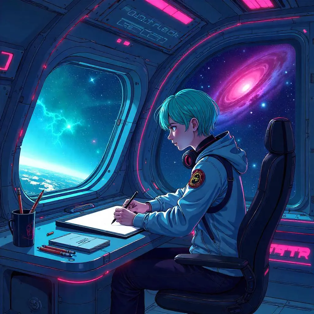 Cosmic Studio: Anime Artist in a Starship