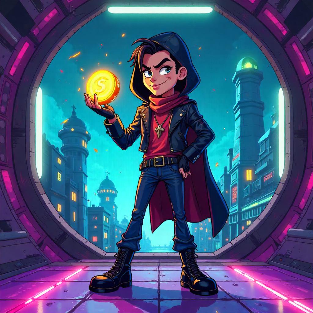 Rogue Cartoon in a Glitched Holodeck