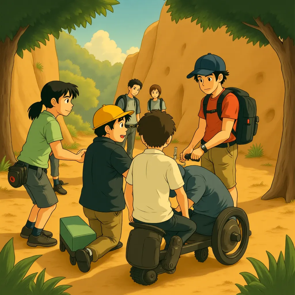 Danny Boyle, James Franco, and Kate Mara in 127 Hours (2010) - Anime style