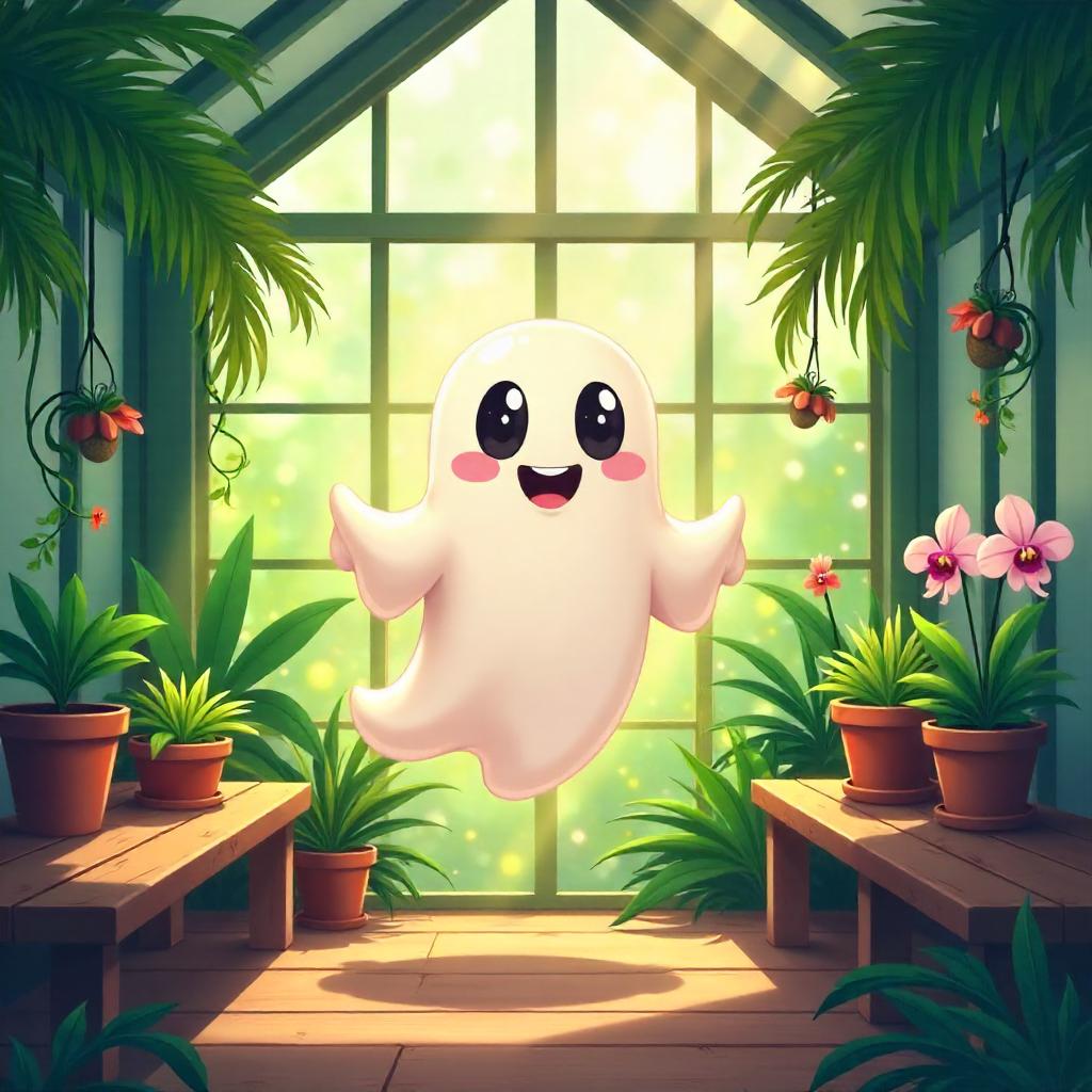 Spectral Gardener in a Cartoon Greenhouse
