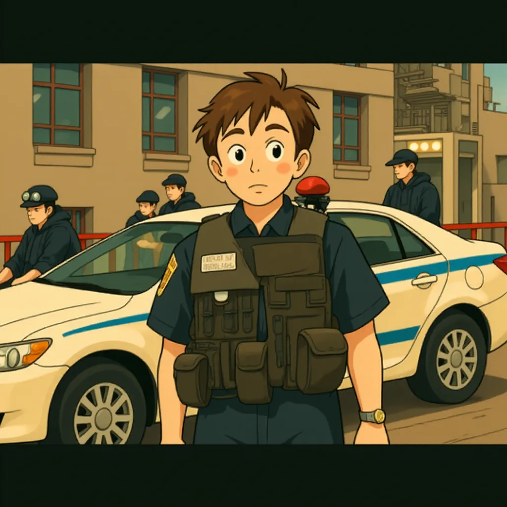 Willem Dafoe in Inside Man (2006) - Anime style