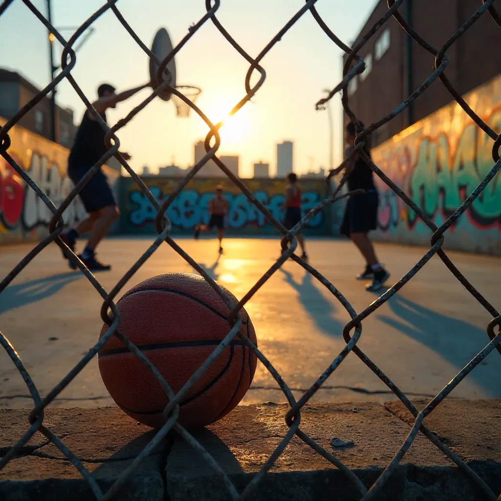 Through the Fence: Urban Court Aesthetic