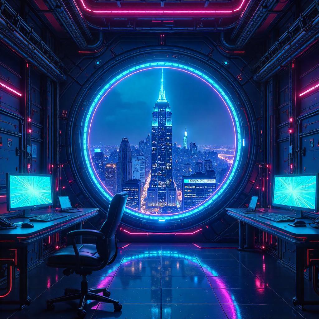 Neon Portal Lab: Anime Skyline Rift
