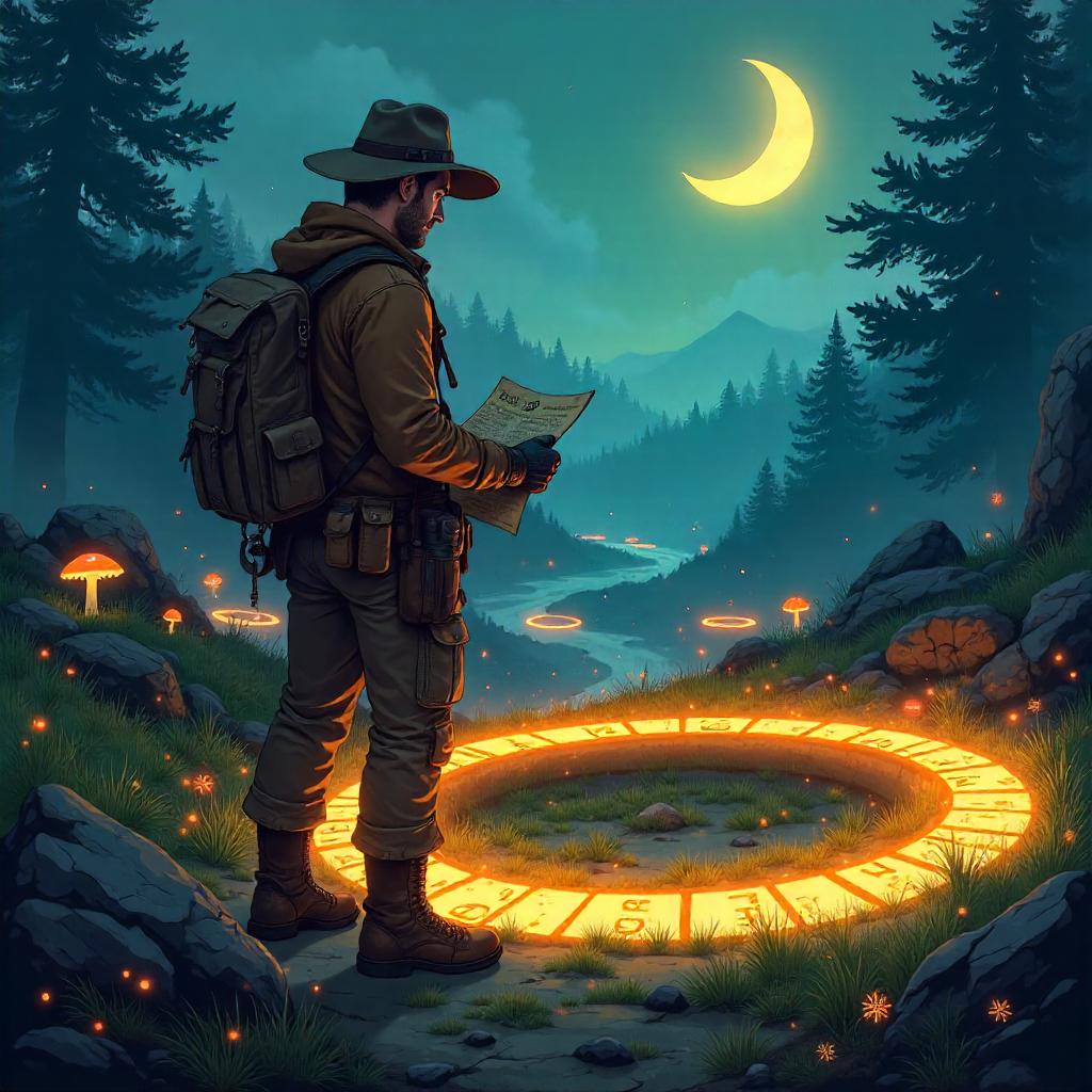 Archaeologist in Fairy Ring (Anime Style)