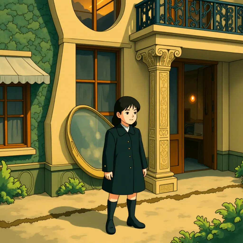 Emma Stone in Poor Things (2023) - Anime style