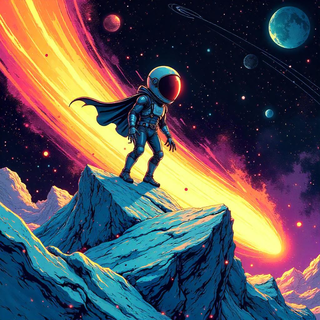 Cosmic Spider on a Comet: Comic Book Dash