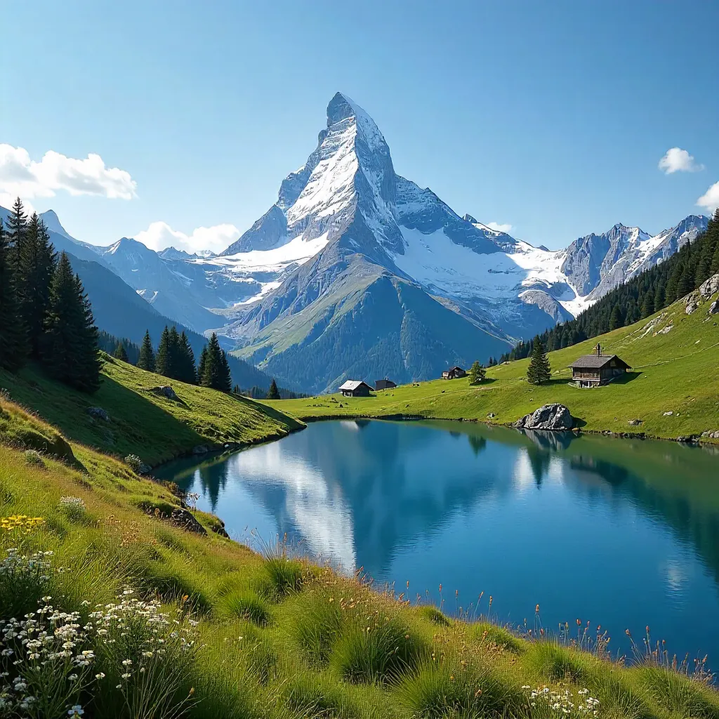Clear-Sky Majesty: The Matterhorn at Dawn