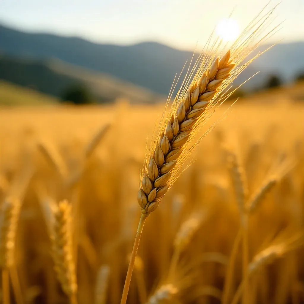 Swaying Golden Wheat in Siirt, Türkiye at Dawn