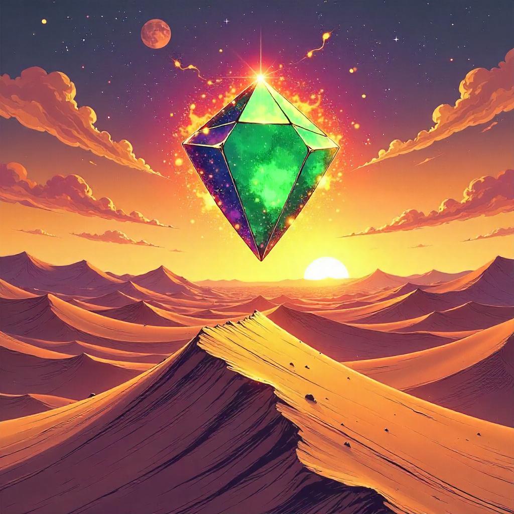 Infinity Stone in Sand Dunes: Comic Epic