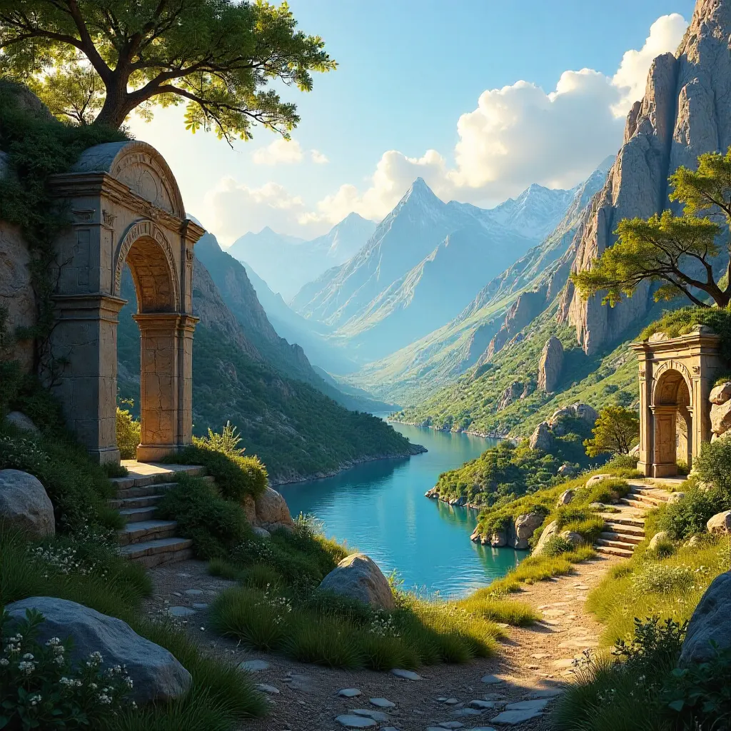 Ruins Above the Winding River