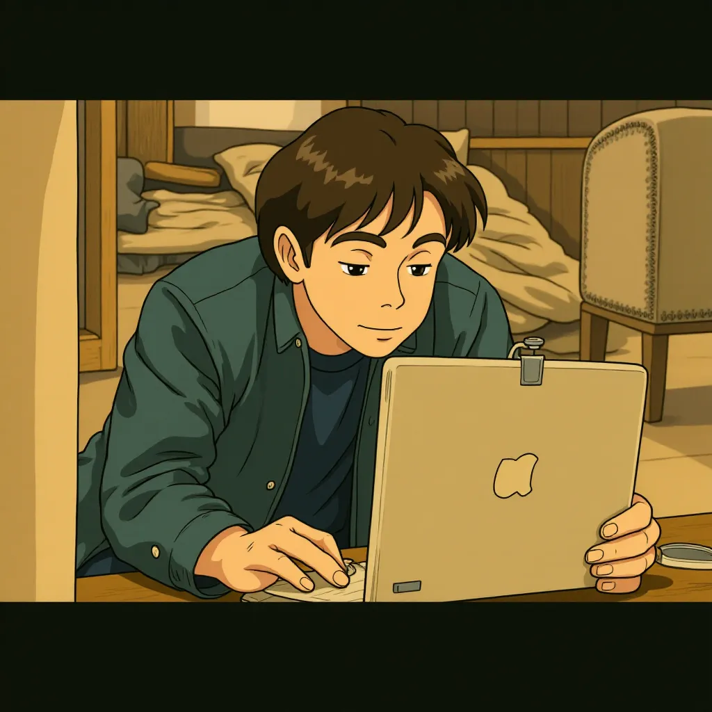 John Cusack in 1408 (2007) - Anime style