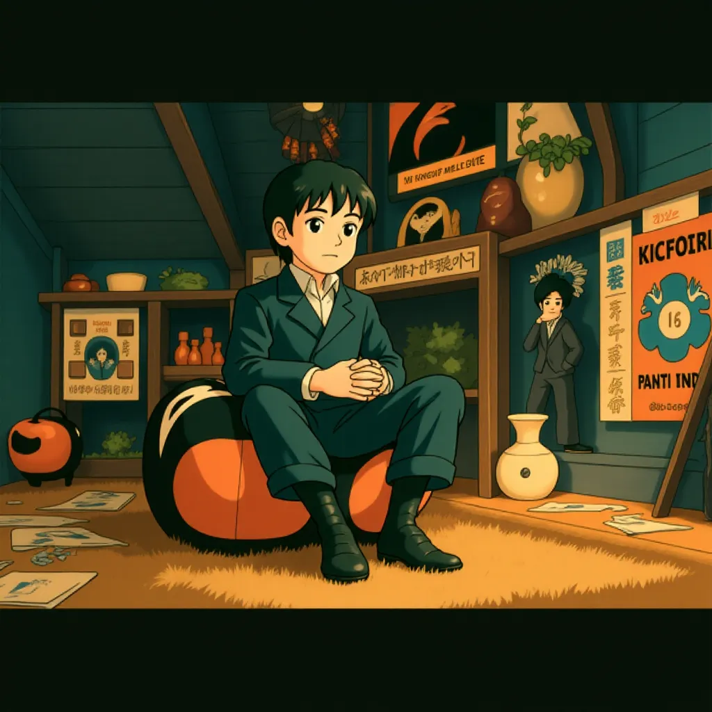 Johnny Depp in Dark Shadows (2012) - Anime style