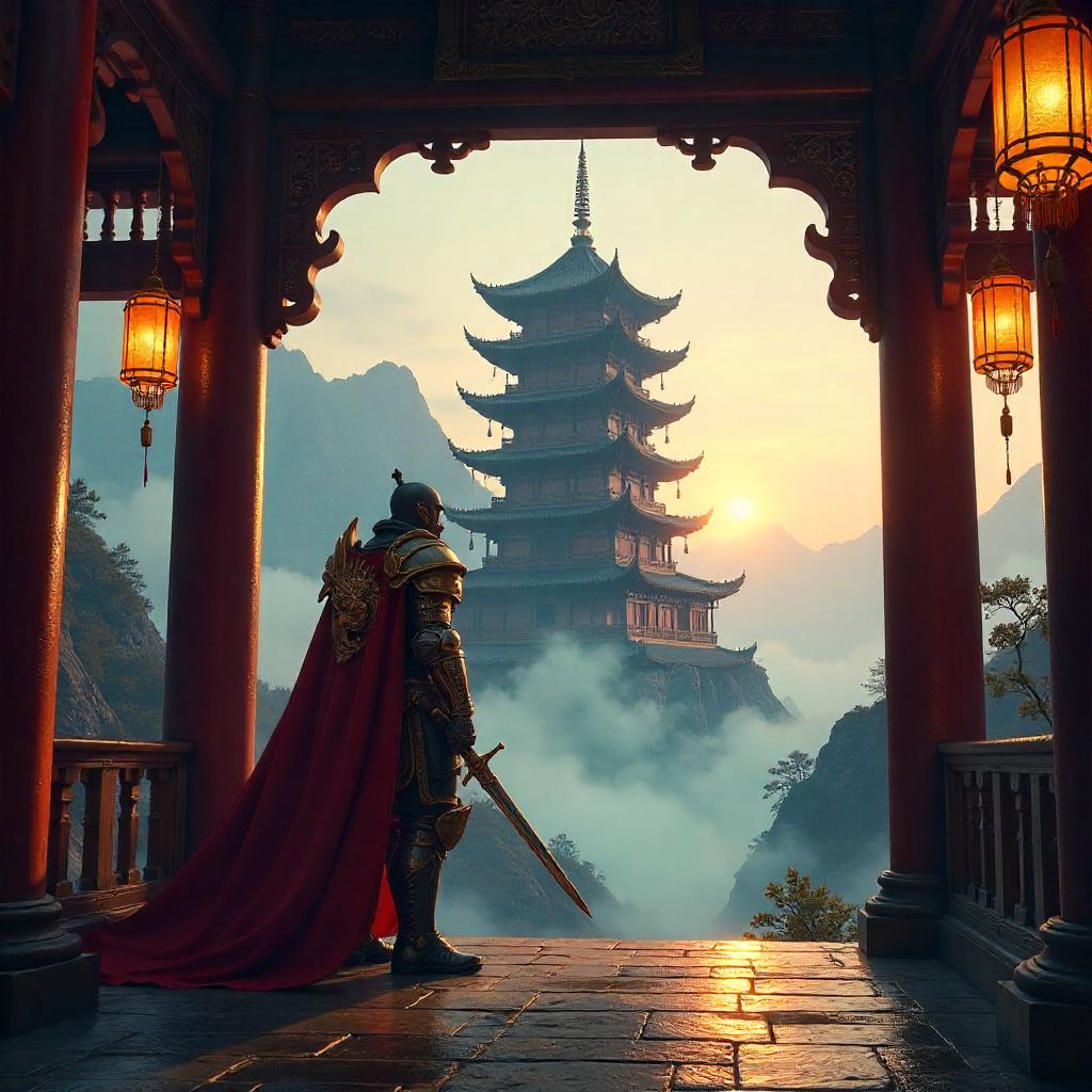 Knight in a Pagoda: Concept Art