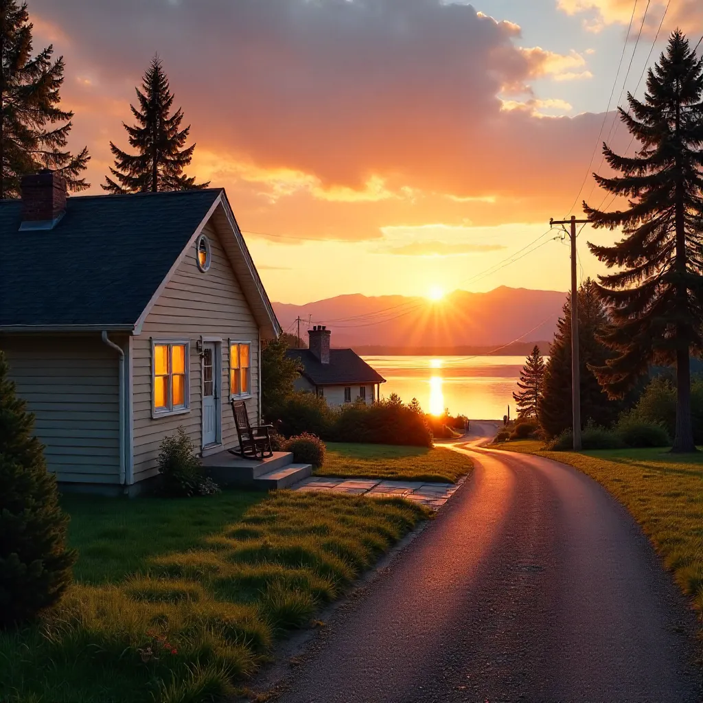 Sunset Serenity in Sainte-Agathe-des-Monts