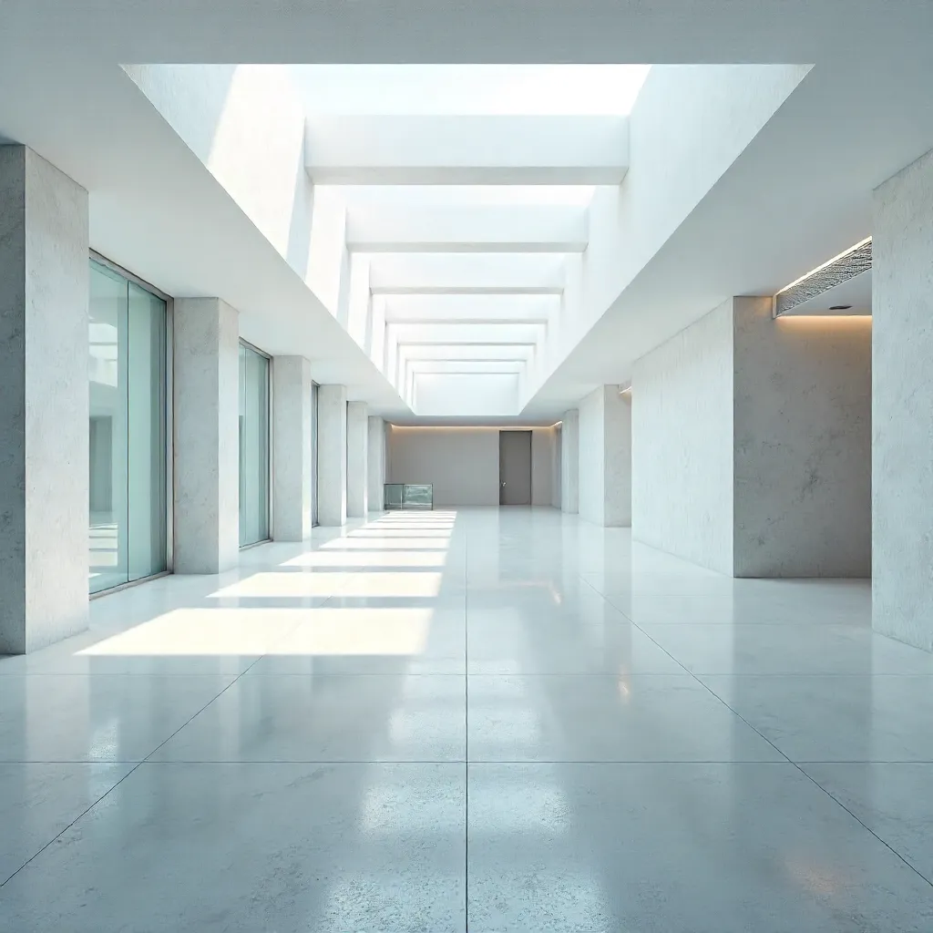 Symmetrical Modern Interior: Stunning Architecture View