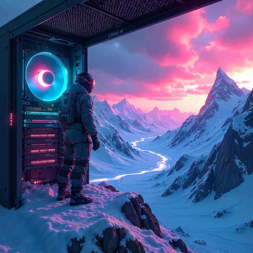 Neon Tundra: Cyberpunk Inside a Computer