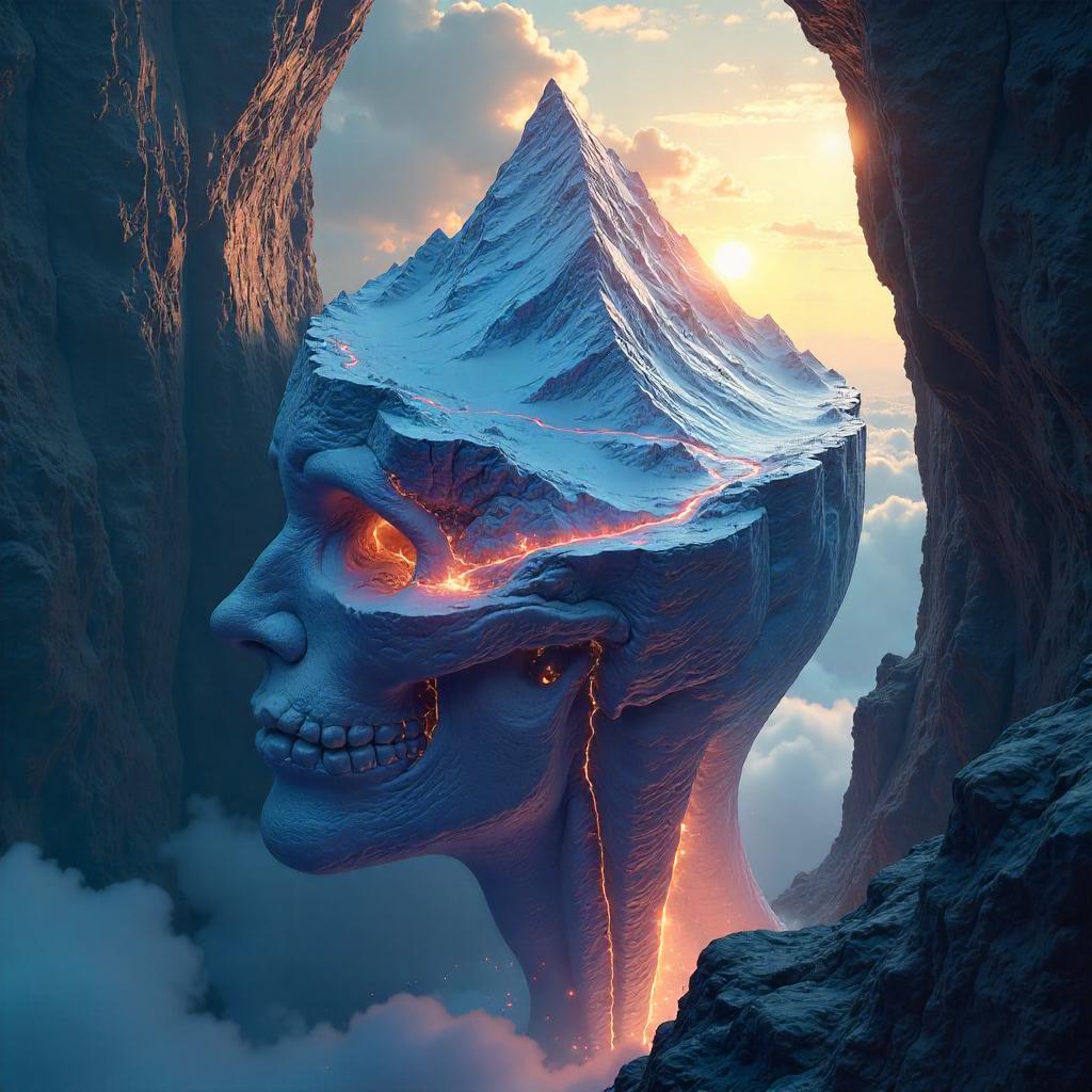 Mind's Peak: Mountain Concept Art Within