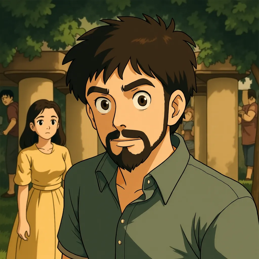 Gerard Butler in 300 (2006) - Anime style