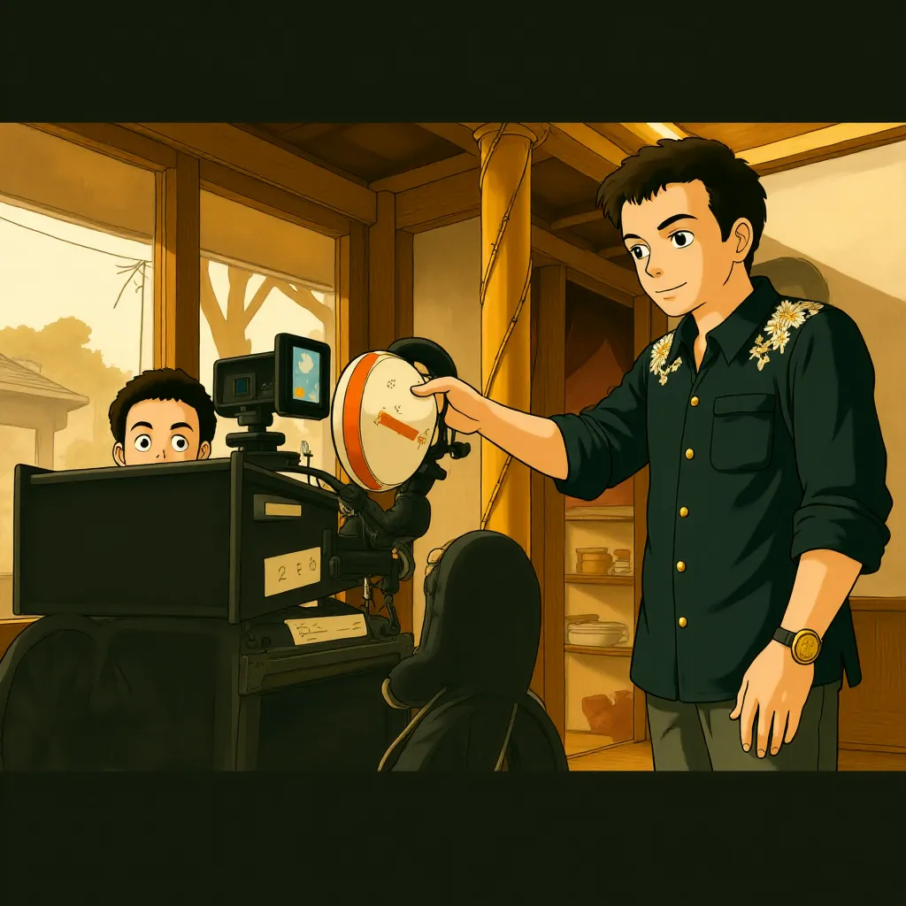 Quentin Tarantino and Robert Richardson in Inglourious Basterds (2009) - Anime style