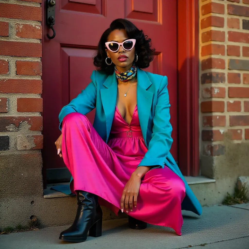 Bold Fashion by the Worn Red Door