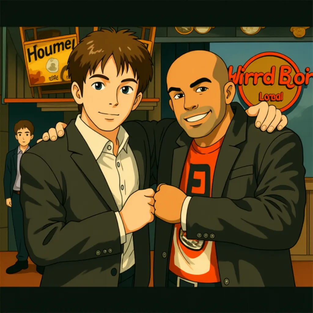 Sharlto Copley and Quinton 'Rampage' Jackson in The A-Team (2010) - Anime style