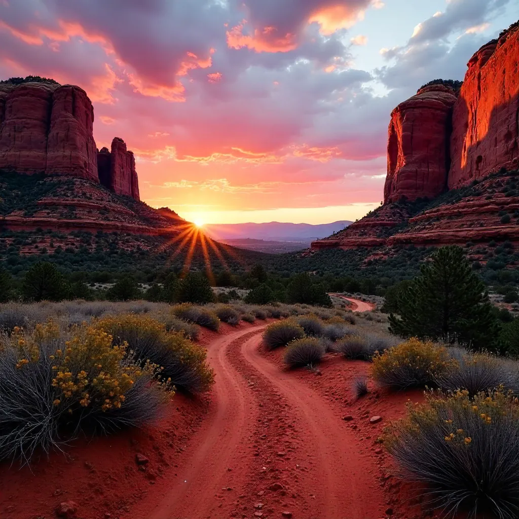 Sedona Sunset: Red Rock Majesty