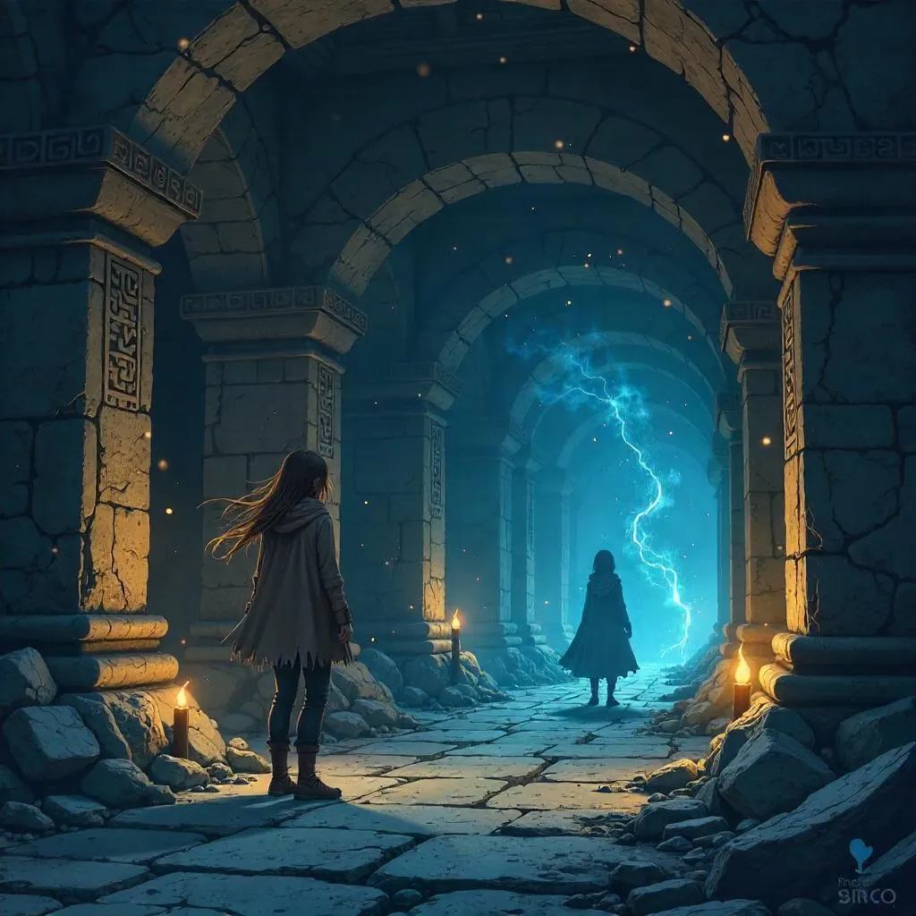 Whispers of Wind in the Crypt - Anime Scene
