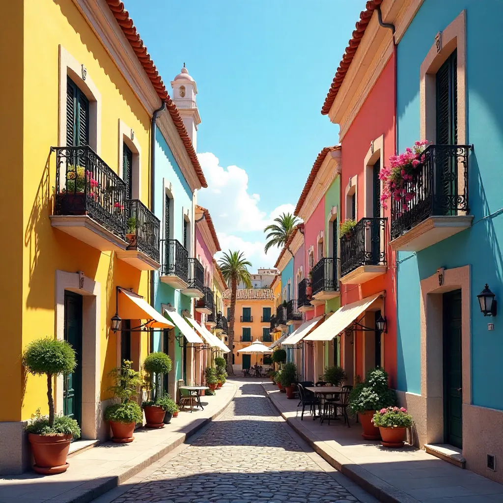 Valencia's Colorful Mediterranean Apartments
