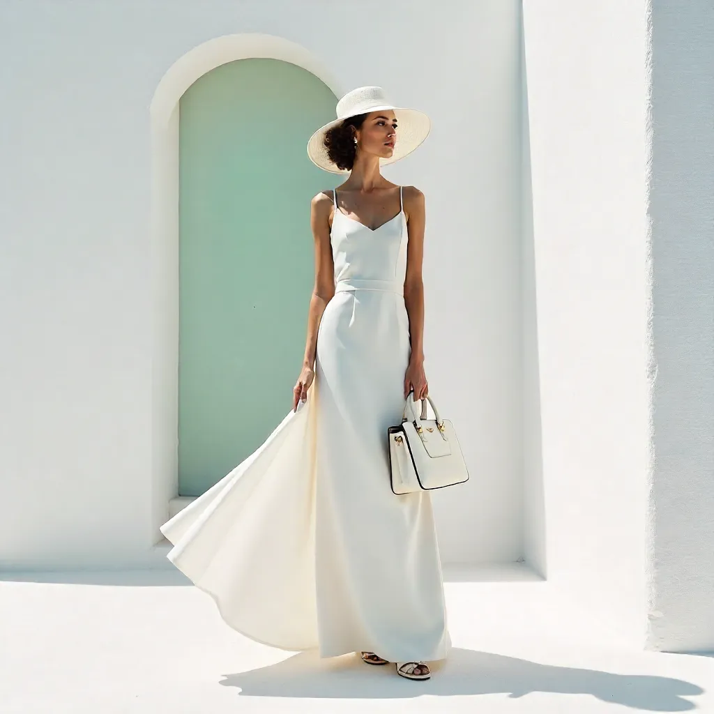 Elegance by a Minimalist White Structure