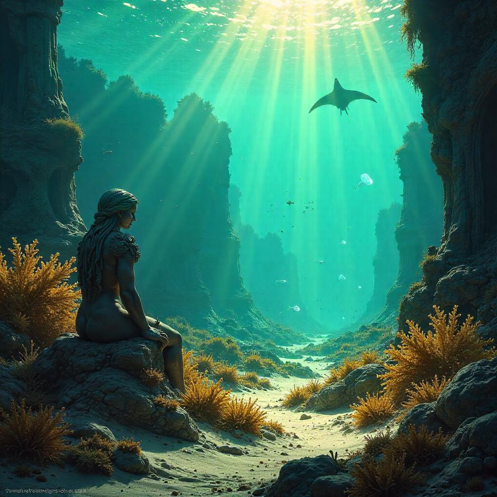 Atlantean Savanna: Underwater Concept Art