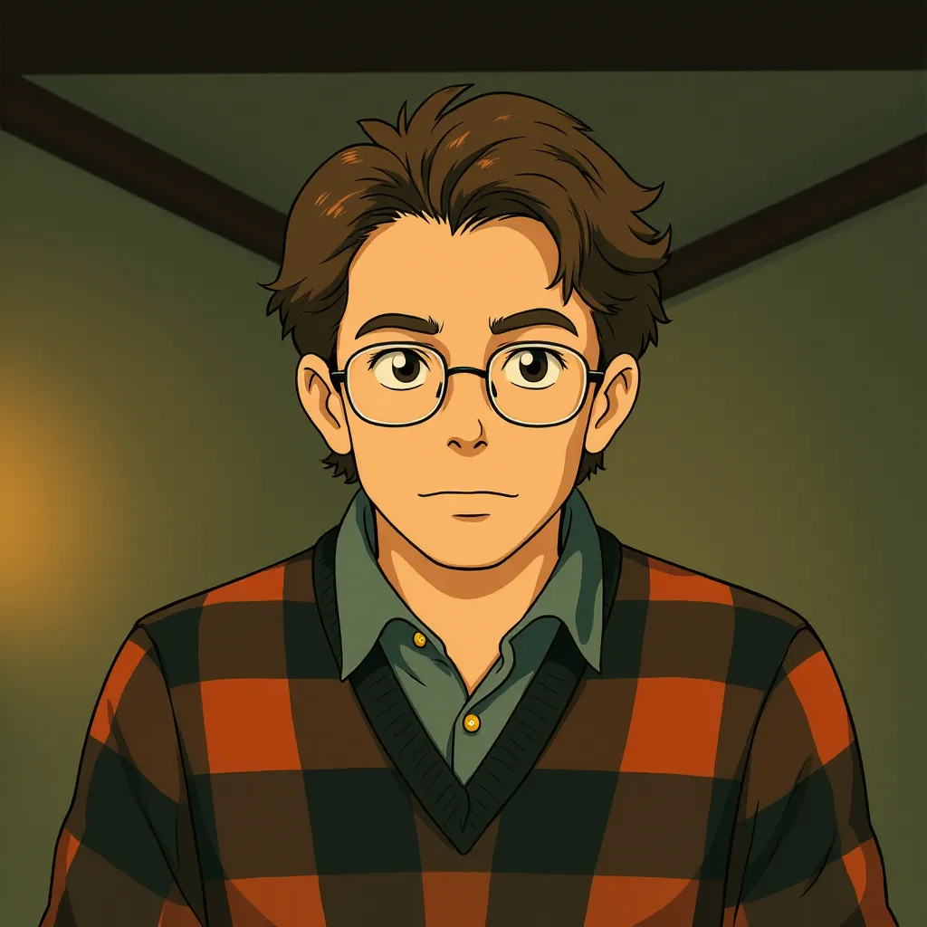 Hugh Grant in Heretic (2024) - Ghibli style