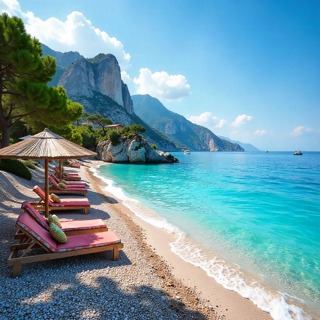 Antalya Rocky Beach Serenity with Clear Blue Waters
