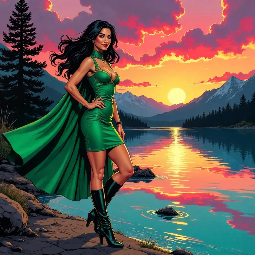 Elegance by the Lake: Latina Comic Heroine