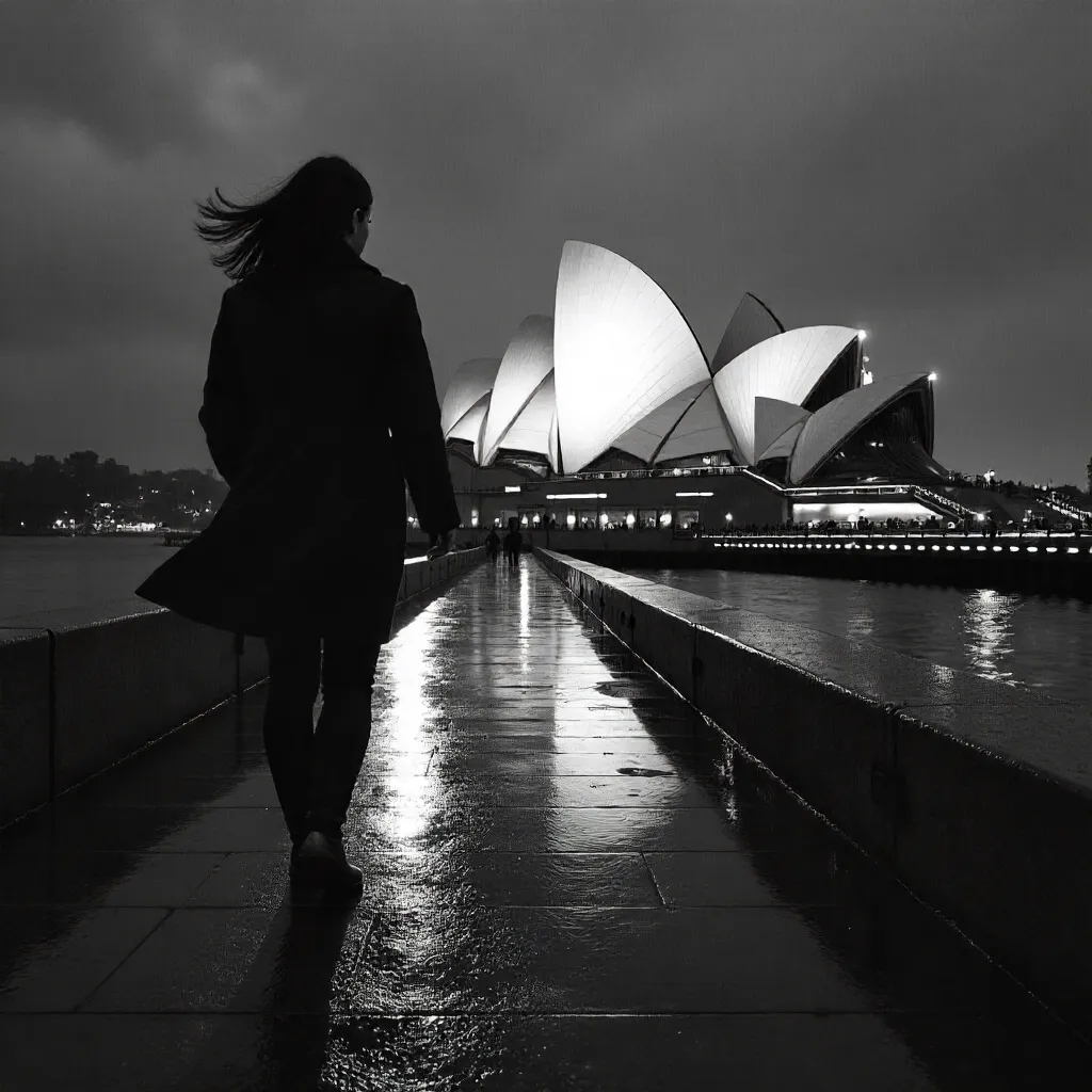 Silhouette Walk by Sydney Opera House