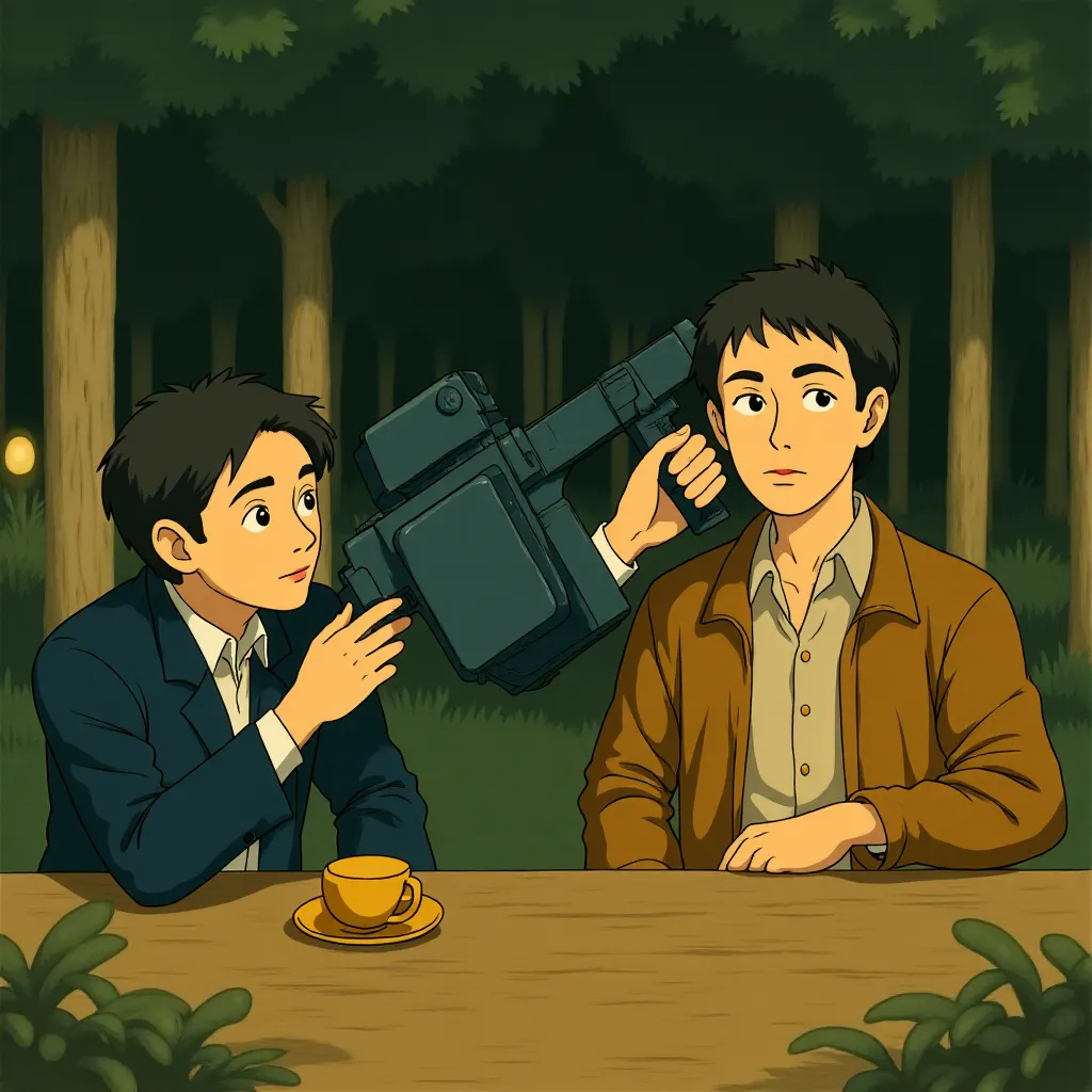 Joseph Gordon-Levitt and Tom Hardy in Inception (2010) - Anime style