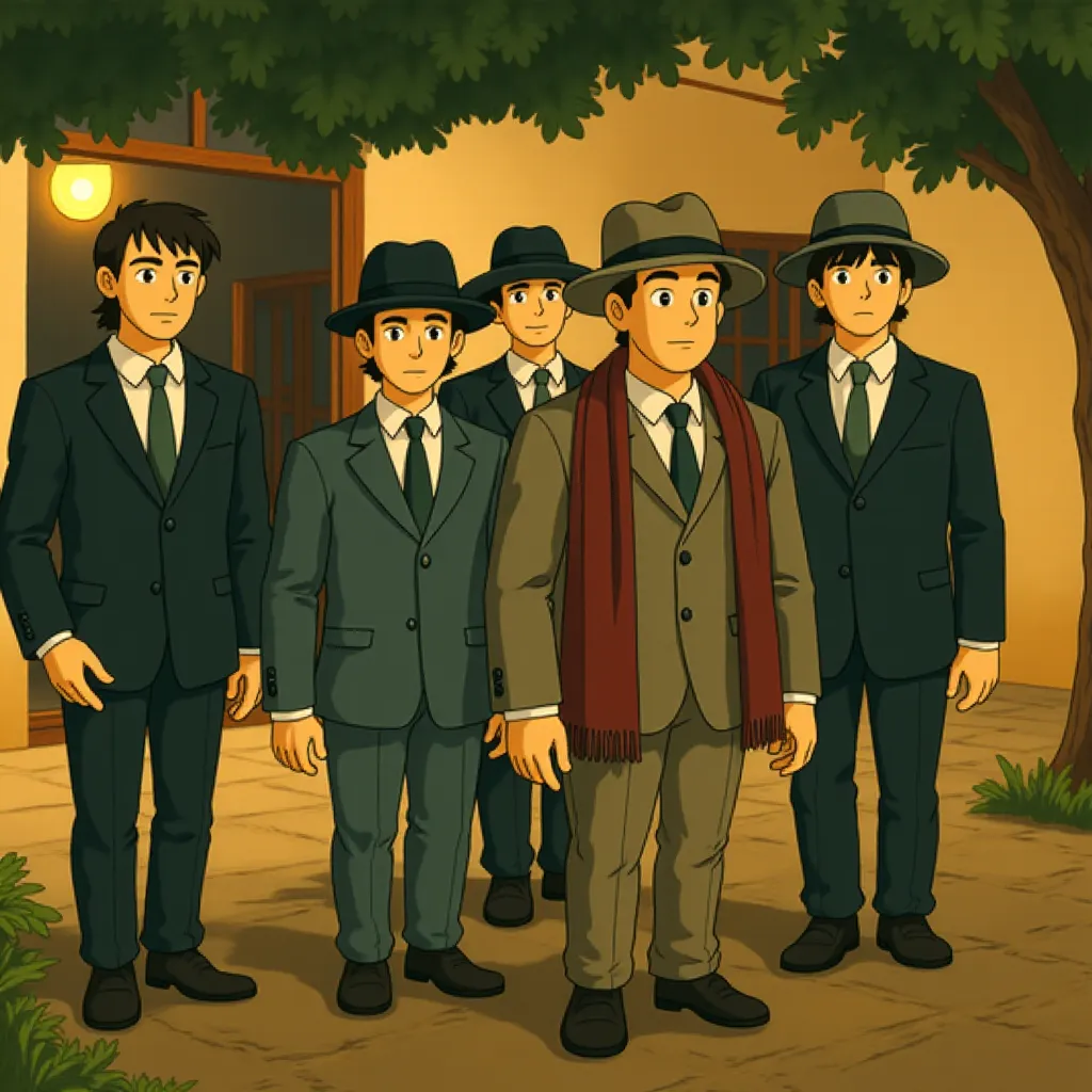 Terence Stamp in The Adjustment Bureau (2011) - Anime style