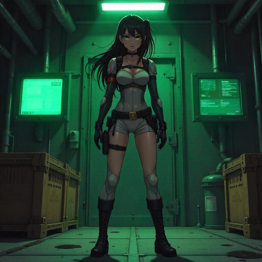 Anime Beauty in a Post-Apocalyptic Bunker