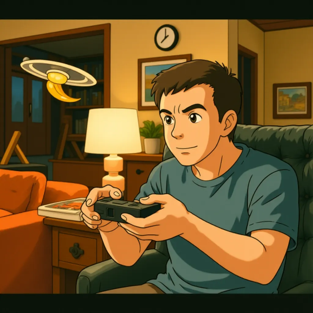 Adam Sandler in Click (2006) - Anime style