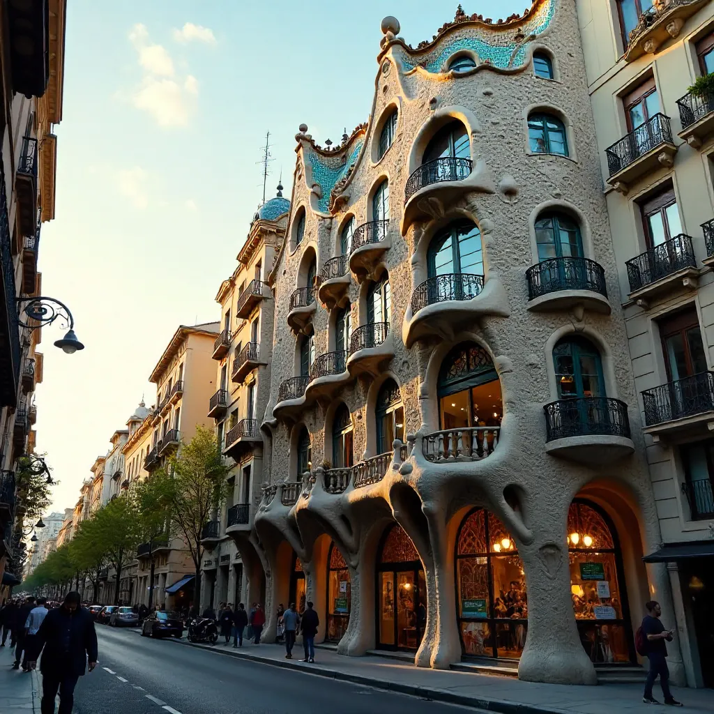 Stunning Facade of Casa Batlló in Barcelona